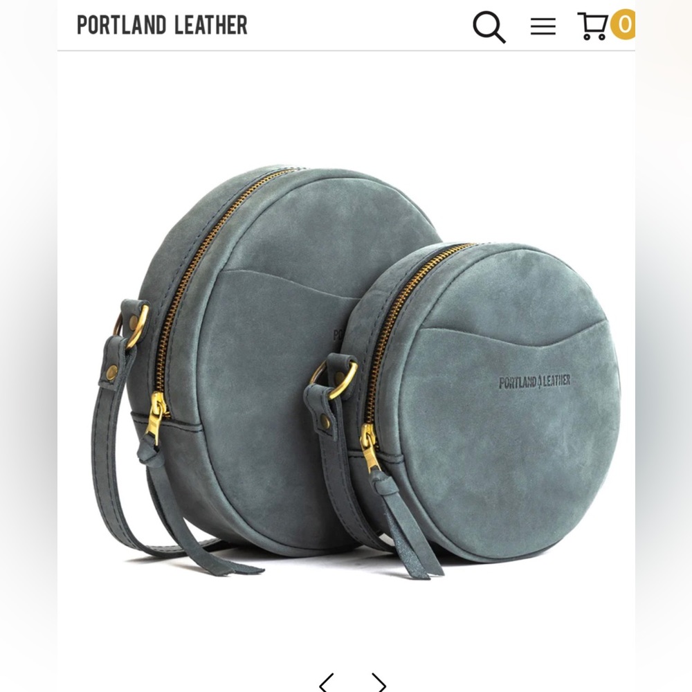 Portland Leather Circle Crossbody